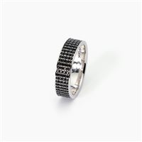 Anello Mabina Uomo BLACK CODE in Argento Zircone 523334-23 - 523334-21